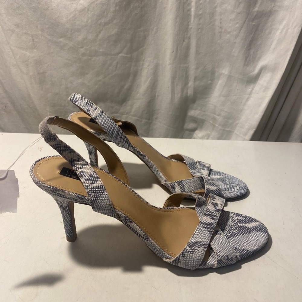 GILI snakeskin print leather sandals size 10m NWT